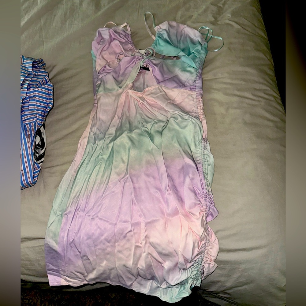 Zara cut-out mini dress